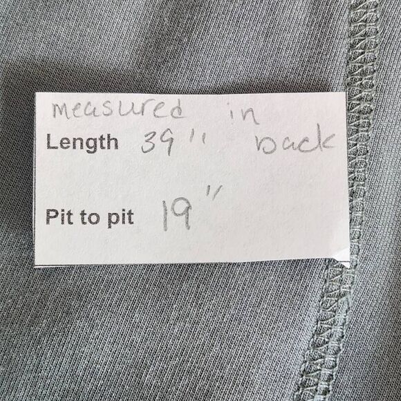 Recreation by Thread and Supply Sage Green Long Knit Cardigan Size Medium - Picture 12 of 12